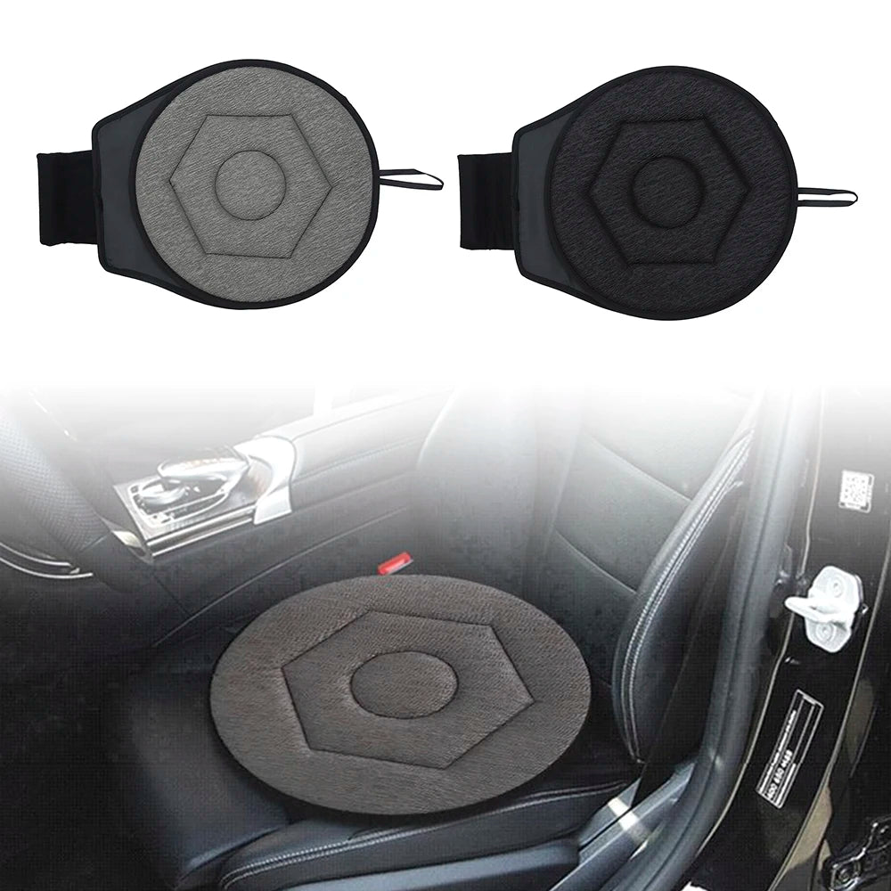 Rotating Anti-Slip Car Seat Cushion - Universal Breathable Mobility Aid for Vehicle Seats